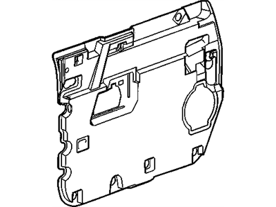 GM 25848849 Deflector, Front Side Door Water