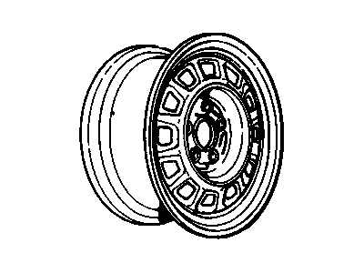 GM 9591660 Wheel Rim Assembly, 13X5.5