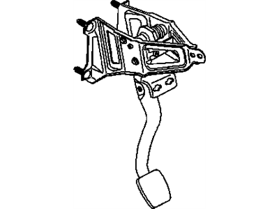 Saturn L100 Brake Pedal - 90576201