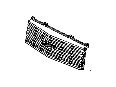 GM 15597209 Grille, Radiator