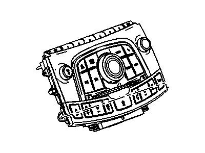 GM 20843237 Control Assembly, Amplitude Modulation/Frequency Modulation Stereo & Audio Disc