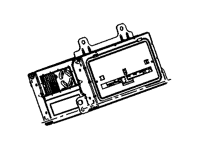 GM 20907419 Radio Assembly, Amplitude Modulation/Frequency Modulation Stereo & Audio Disc Player