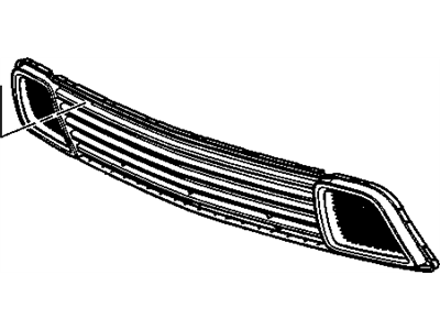 GM 10396782 Grille, Radiator Lower