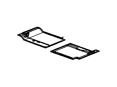 GM 12497592 Mat Pkg,Rear Carpet