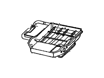 GM 12479597 Frame,Driver Seat Cushion