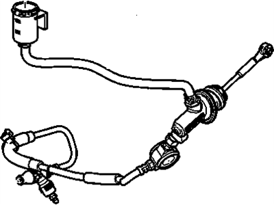 Cadillac Clutch Master Cylinder - 24256224