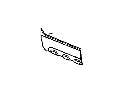 Chevrolet Avalanche Door Moldings - 15086535