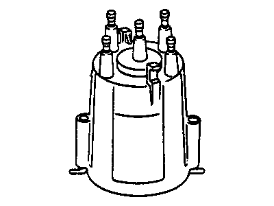 1989 GMC S15 Distributor Cap - 19110939