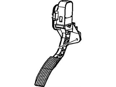 GM 25919184 Pedal Assembly, Accelerator (W/ Bracket & Position Sensor)