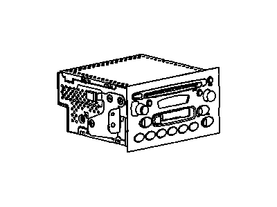 GM 22684453 Radio Assembly, Amplitude Modulation/Frequency Modulation Stereo & Clock & Audio Disc