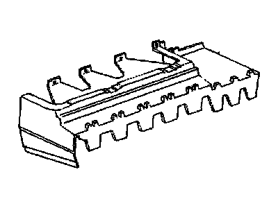 GM 20428397 Filler,Rear Bumper