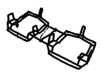 GM 92146843 Frame,Rear Seat Cushion