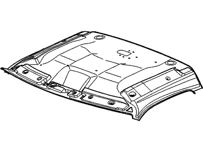 GM 15801833 Module Assembly, Front Hdlnr Trim *Shale