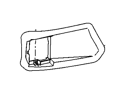 GM 20844033 Bracket,Side Object Sensor (W/ U, Nut) Rh