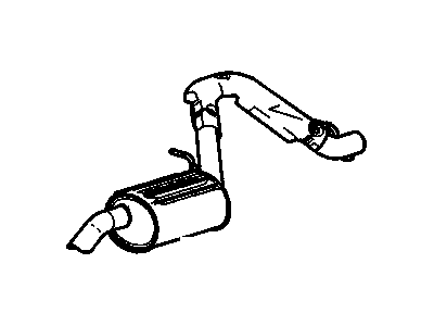 Chevrolet Trailblazer Exhaust Pipe - 19149459