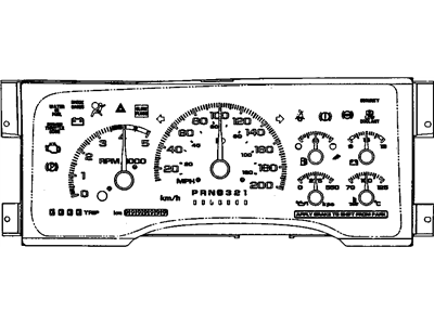 GM 16185764 Lens Asm,Instrument Cluster