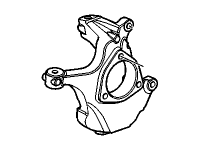 2003 GMC Safari Steering Knuckle - 18060694