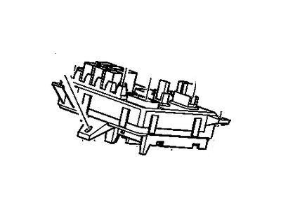 GM 20934632 Block Assembly, Instrument Panel Wiring Harness Junction