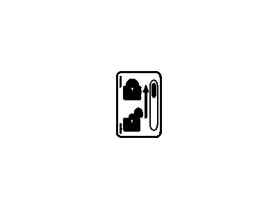 GM 10442881 Label, Child Security Lock Operating Instruction