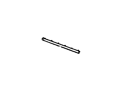 GM 15138732 Weatherstrip, Rear Side Door Lower