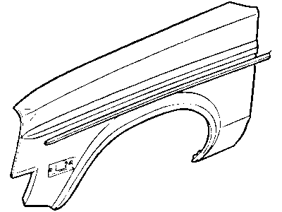 GM 1155745 Molding,Front Fender Side.