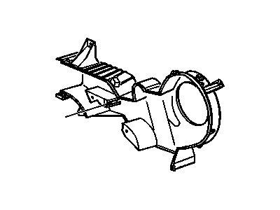 GM 52478195 Case,Auxiliary A/C Evaporator & Blower