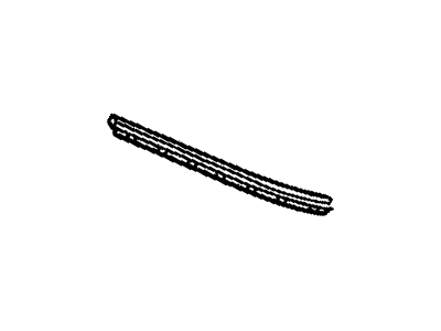 GM 25614739 SEALING STRIP, Front Door Window Channel