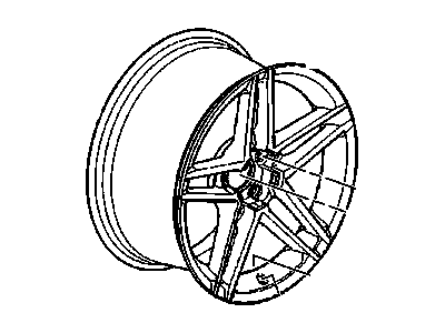 2008 Chevrolet Corvette Spare Wheel - 9594357