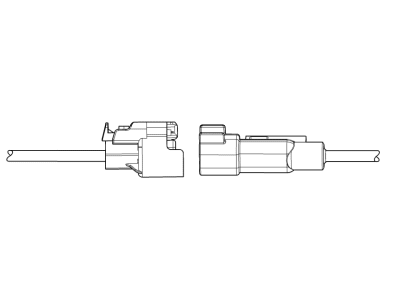 2015 Chevrolet Silverado Body Wiring Harness Connector - 19332893