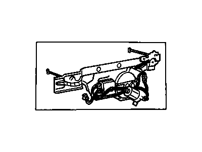 GM 16635370 Motor Asm,Rear Side Door Actuator