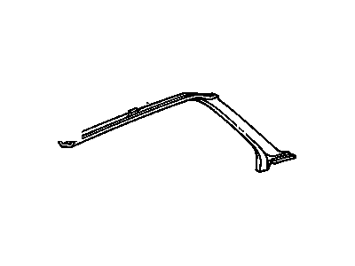 GM 15083617 Molding Assembly, Front Side Door Opening Frame Garnish *Medium Duty Dark Pewter