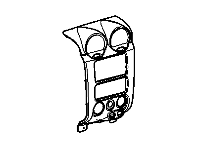 GM 15115675 PLATE, Instrument Panel