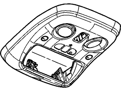 GM 15746966 CONSOLE, Roof Console
