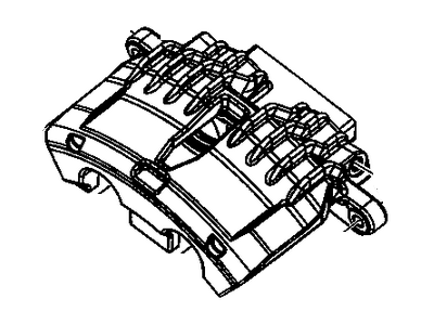 GM 18043521 Caliper,Rear Brake