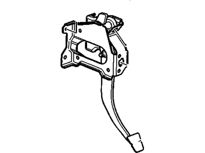 GM 15815970 Pedal,Clutch (W/Bracket)