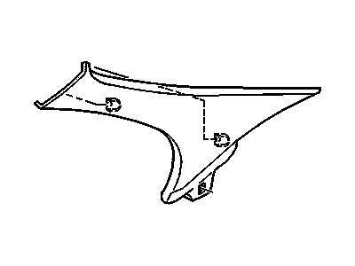 GM 10287565 PANEL, Rear Quarter Upper (Above Belt)