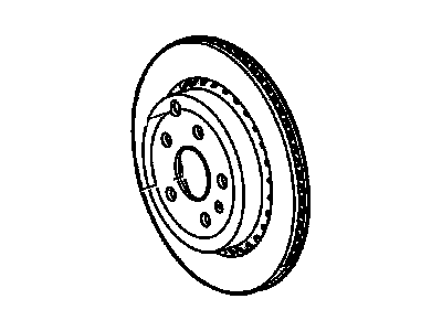 GM 92287421 Rotor, Rear Brk