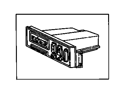 1991 GMC C2500 A/C Switch - 19151946