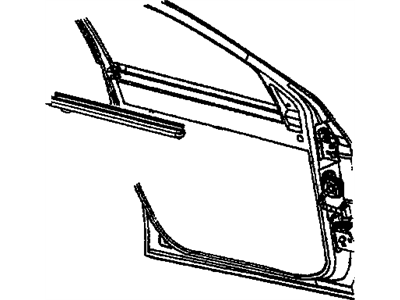 2001 Pontiac Aztek Door Seal - 10316093