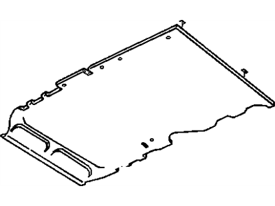 GM 15692431 Panel Assembly, Roof Front Inner Trim *Gray