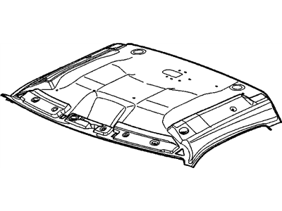 GM 20792662 Module Assembly, Front Hdlnr Trim *Shale