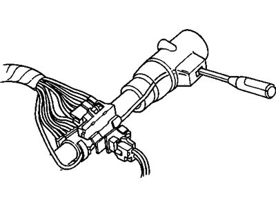 GM 25111318 Lever Assembly, Direct Signal & Headlamp Dimmer Switch & Cruise Control