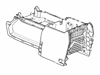 2016 GMC Sierra Center Console Base - 84017252