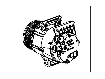 Chevrolet Impala A/C Compressor - 89019333