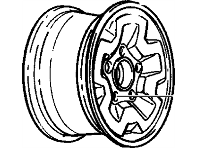 Chevrolet Blazer Spare Wheel - 12360014
