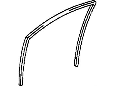 GM 88974657 Weatherstrip,Front Side Door Window