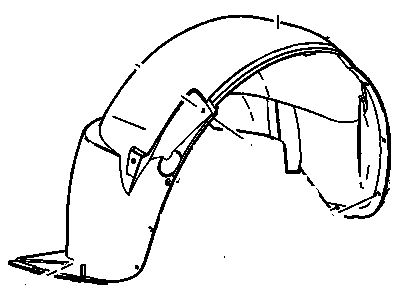 GM 25914763 Liner, Front Wheelhouse