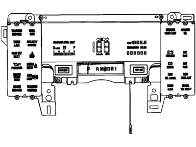 GM 16185816 Instrument Cluster Assembly