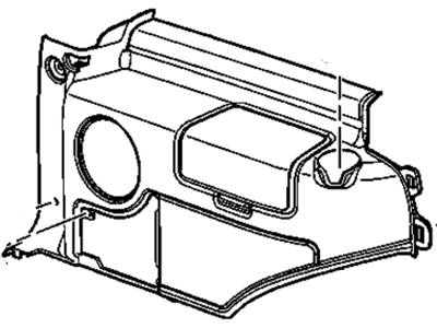 GM 15133241 Panel,Body Side Trim