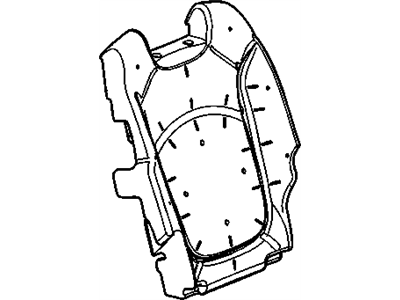 2010 GMC Acadia Seat Cushion Pad - 15899651
